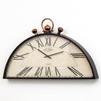 Half Round Old Town Station Wall Clock