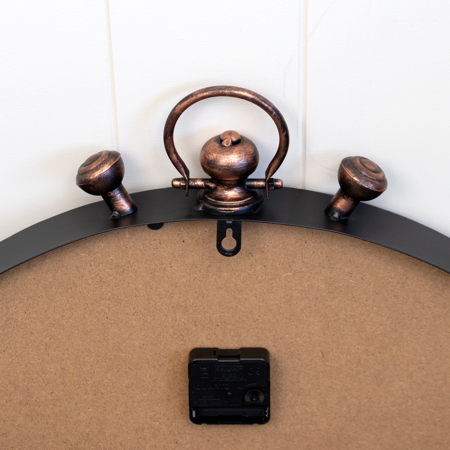 Half Round Old Town Station Wall Clock