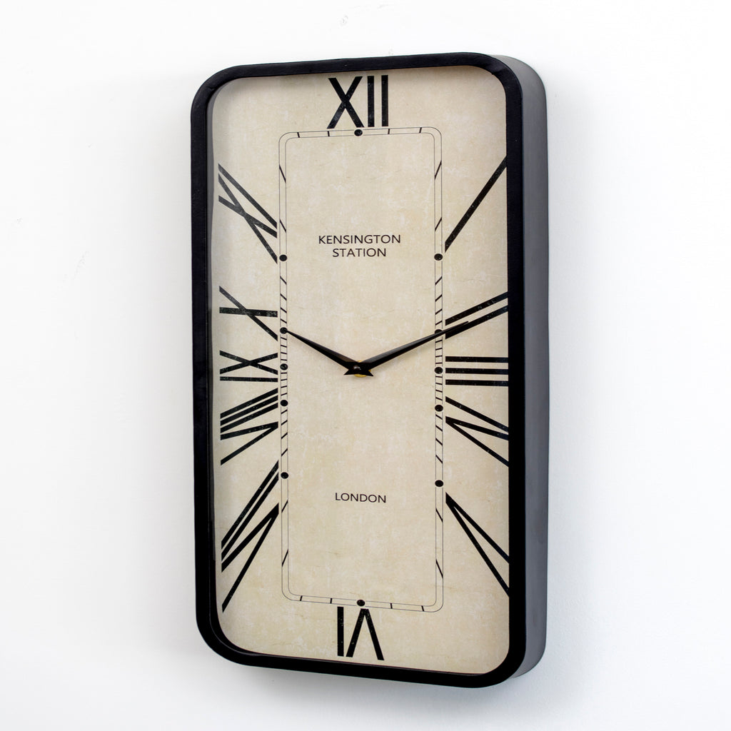 Vintage Slim London Station Wall Clock
