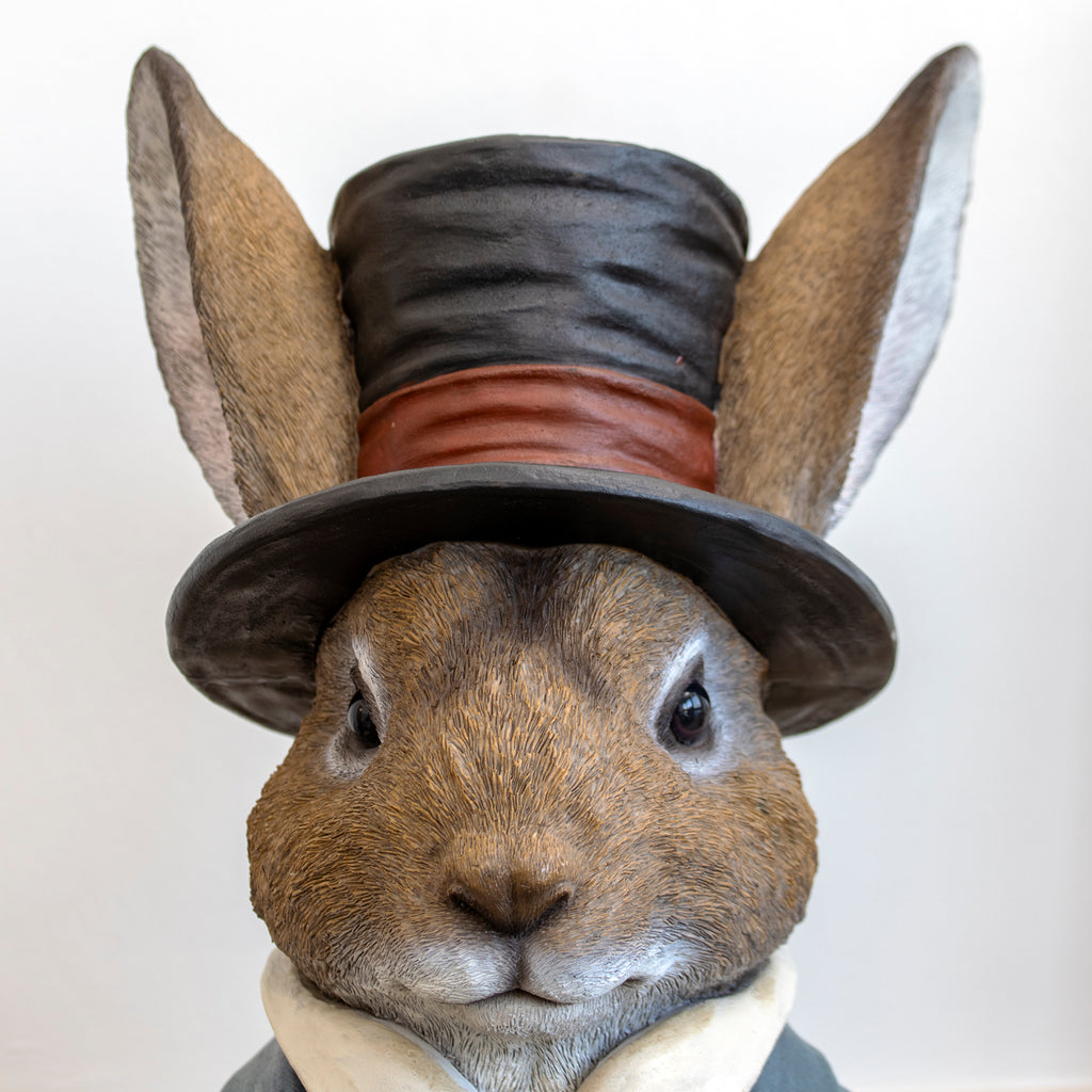 Large Gentleman Rabbit Bust Ornament