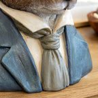 Large Gentleman Rabbit Bust Ornament