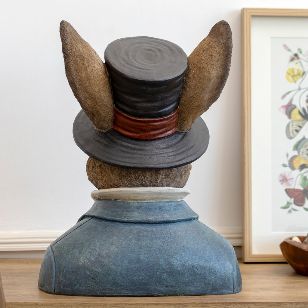 Large Gentleman Rabbit Bust Ornament