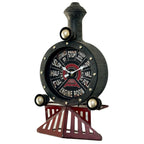 Industrial Black Train Wall Clock