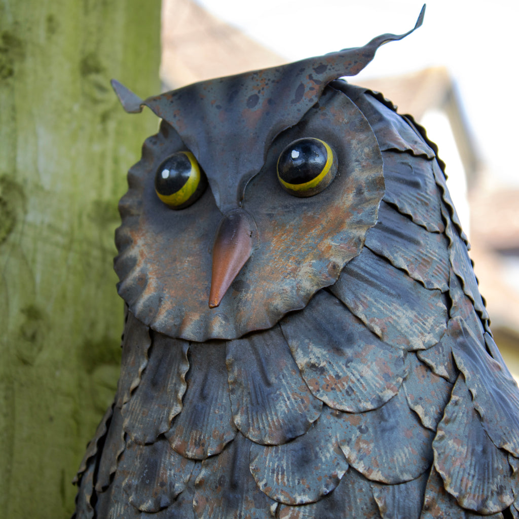 Metal Owl Wall Decoration