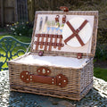 Antique Wash Willow 2 Person Picnic Hamper