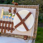 Antique Wash Willow 2 Person Picnic Hamper