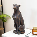 Large Bronze Leopard Ornament