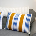 Multi Coastal Stripe Cotton Cushions