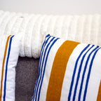 Multi Coastal Stripe Cotton Cushions