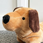 Light Brown Sausage Dog Doorstop