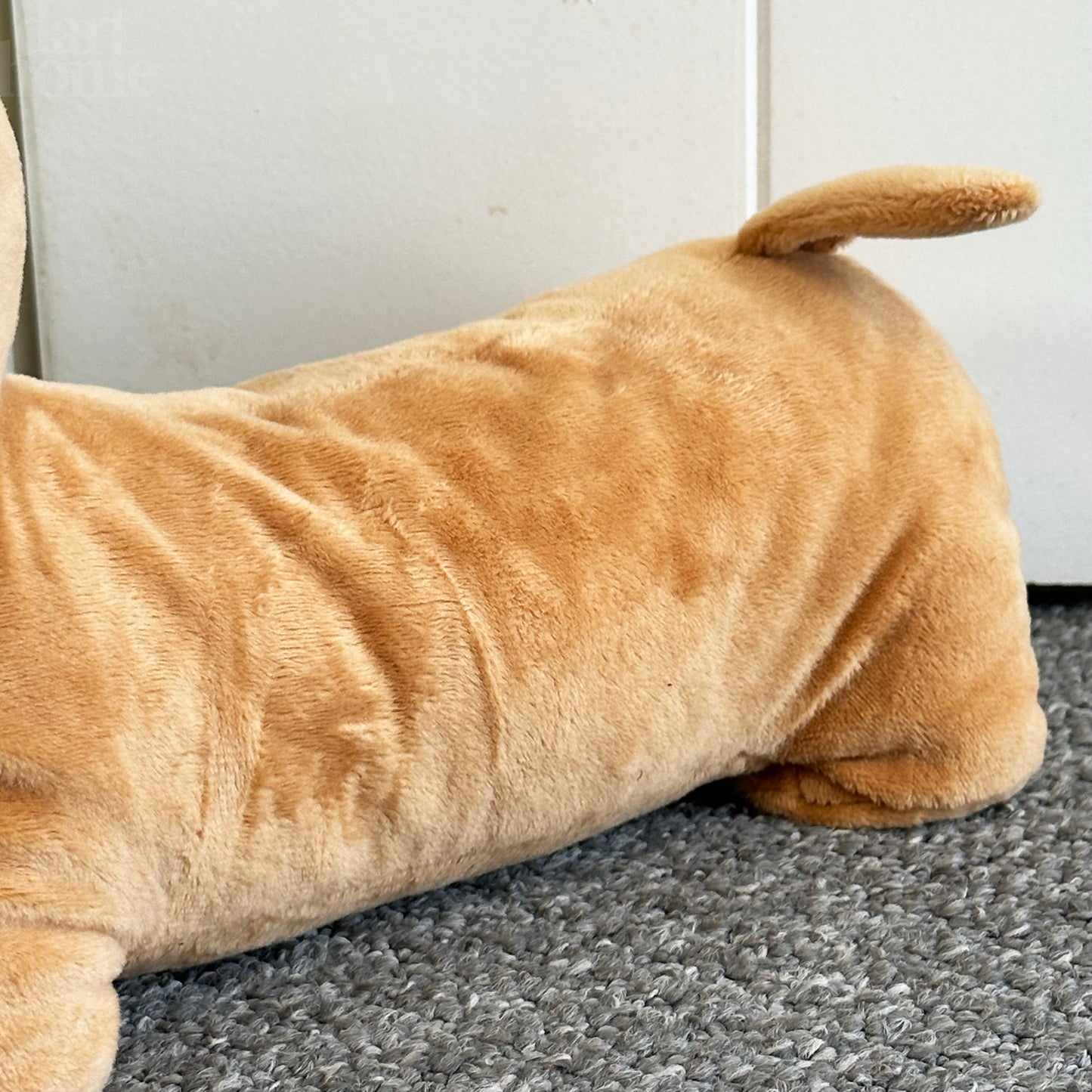 Light Brown Sausage Dog Doorstop