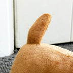 Light Brown Sausage Dog Doorstop