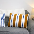 Multi Coastal Stripe Cotton Cushions