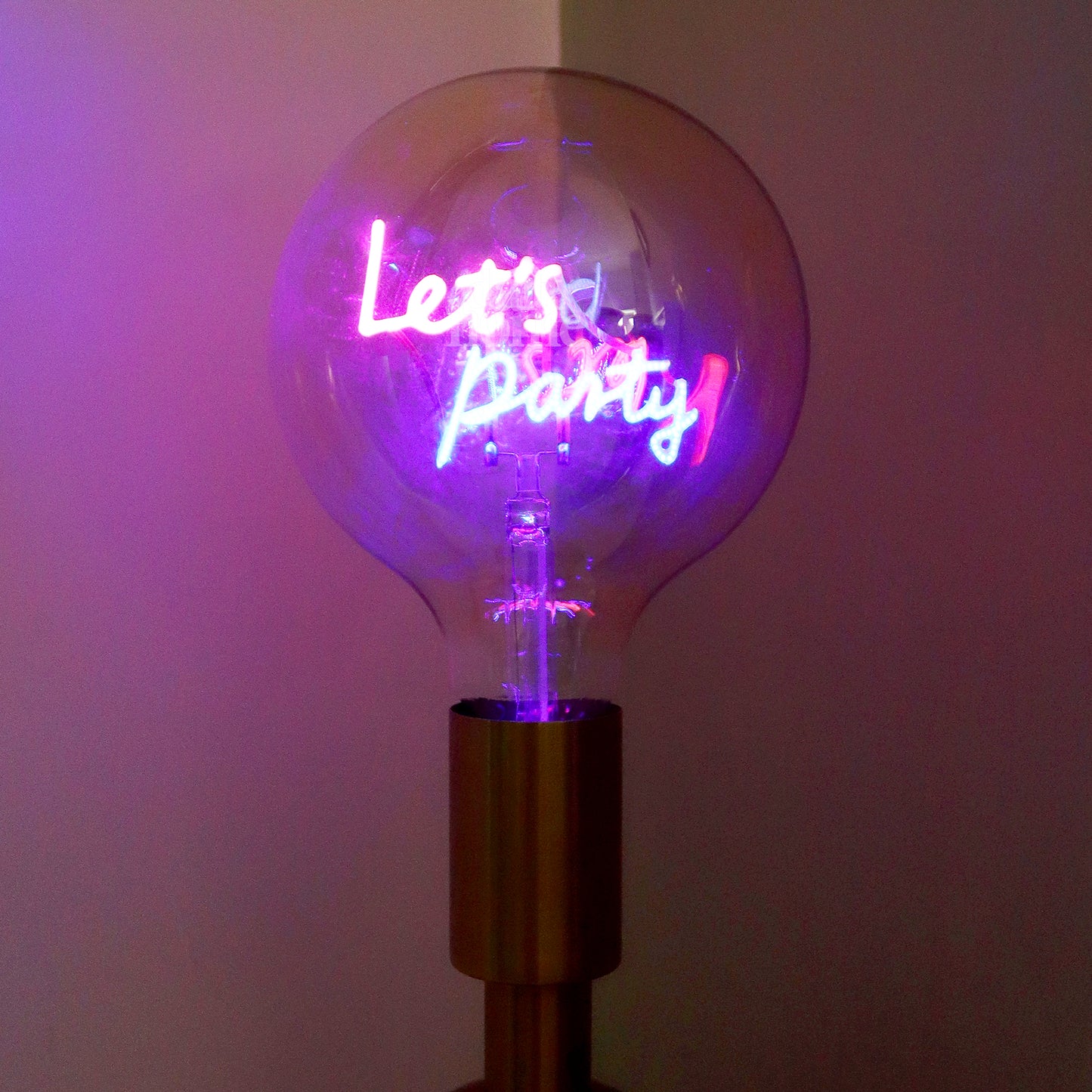 Lets Party LED Neon Bulb Desk Lamp