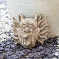 Stone Gargoyle Face Garden Wall Sculpture