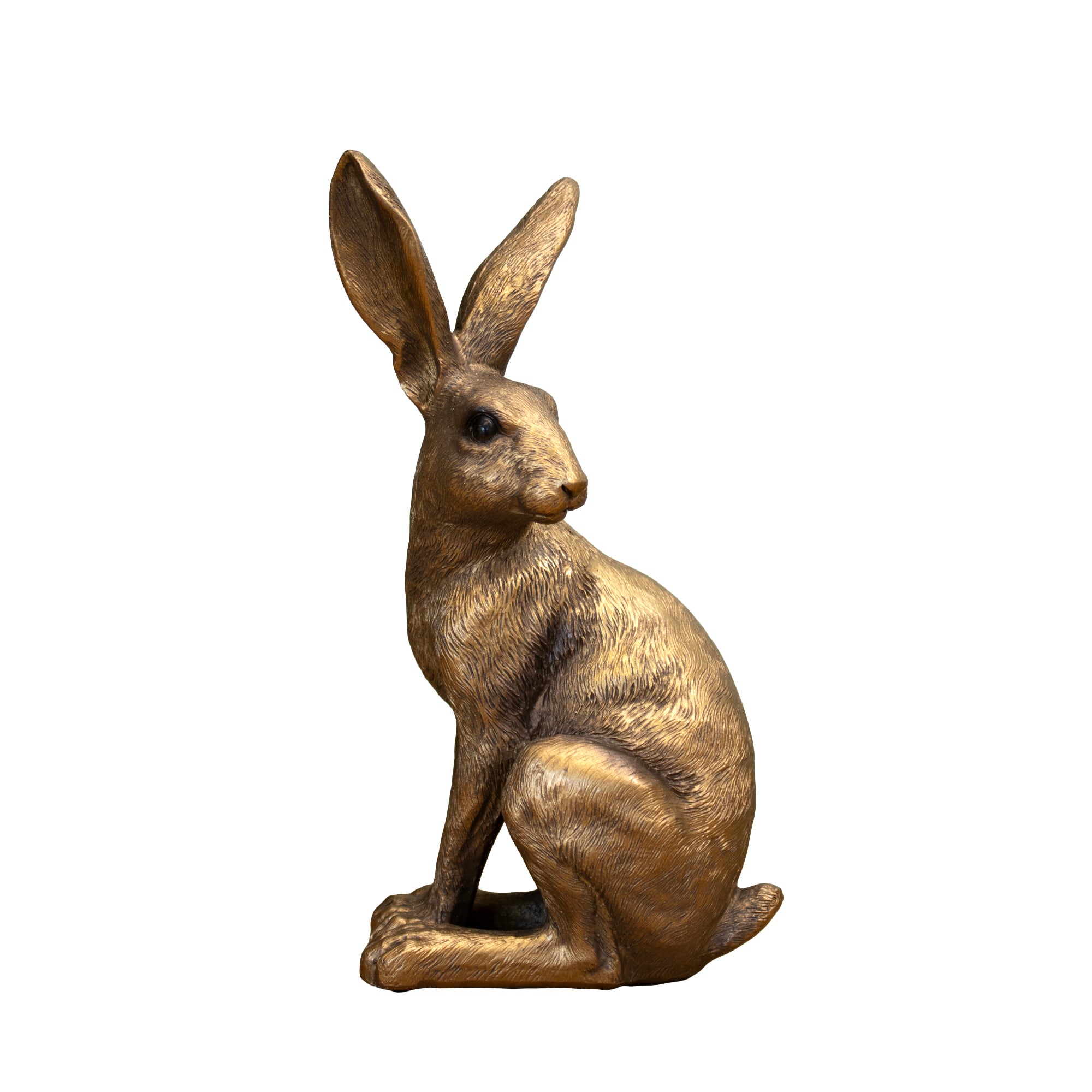 Märzhasen-Ornament aus Bronze