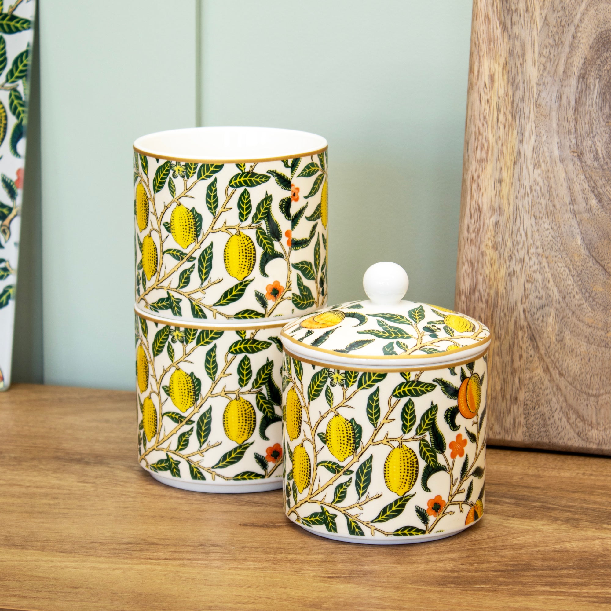 William Morris Fruits Stacking Storage Jars Set
