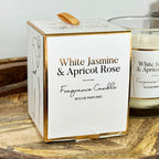 White Silhouette Lady Scented Candle Giftboxed