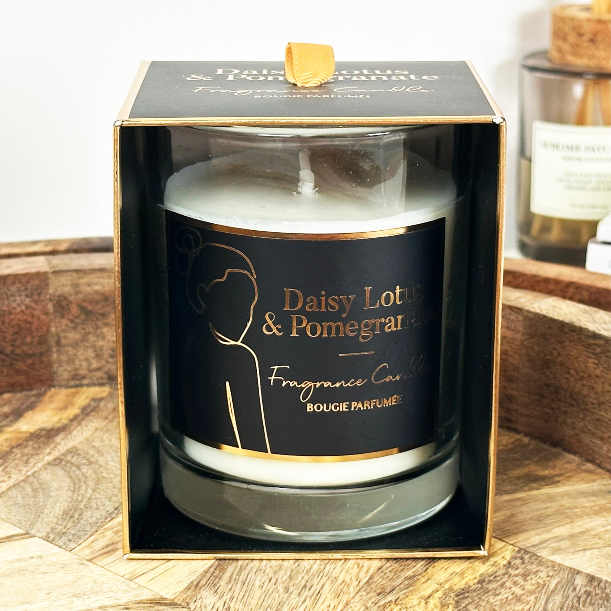 Duftkerze „Black Silhouette Lady“ in Geschenkbox
