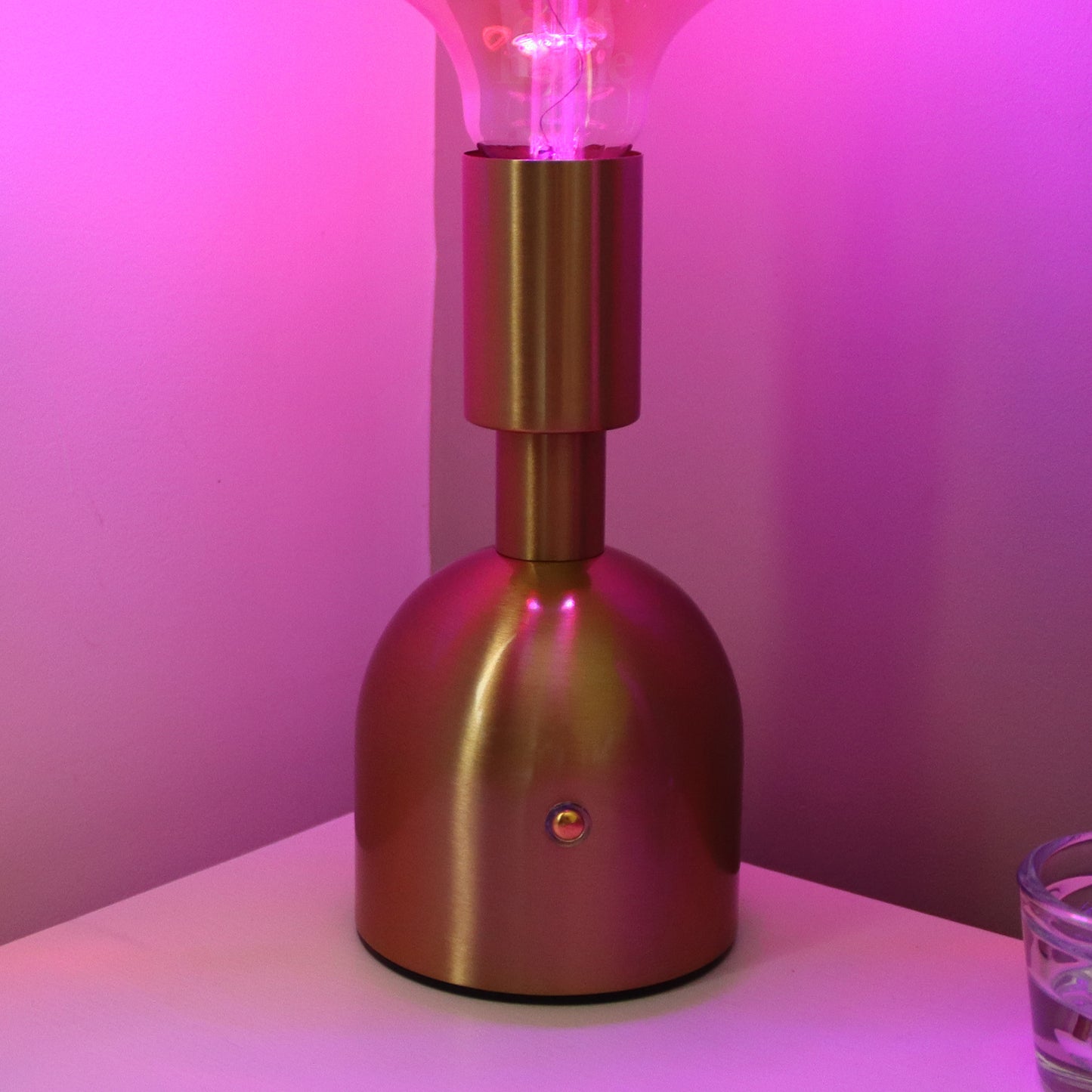 Pink Love Heart LED Neon Bulb Desk Lamp