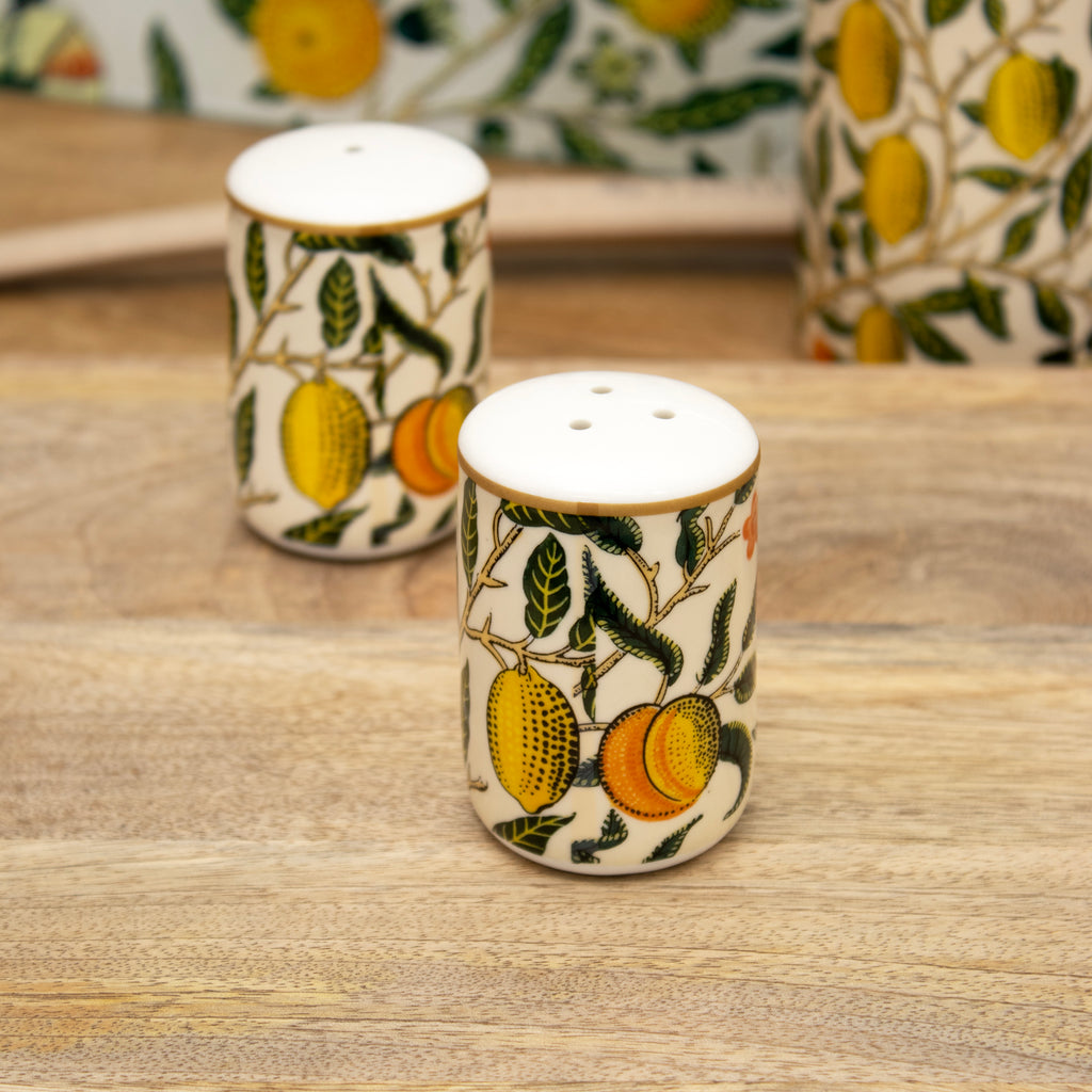 William Morris Fruits Salt & Pepper Shakers