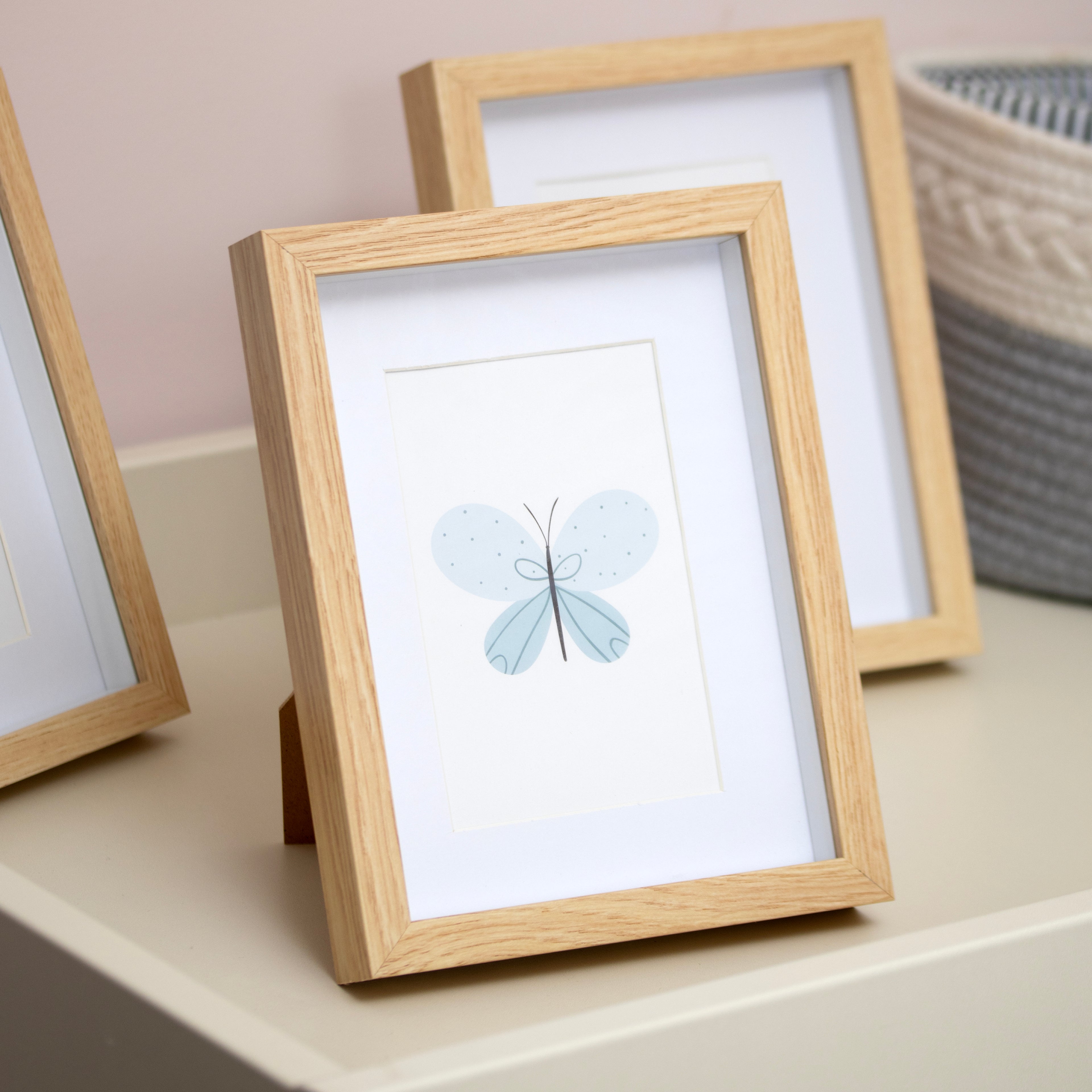 Butterfly Print Nursery Photo Frame