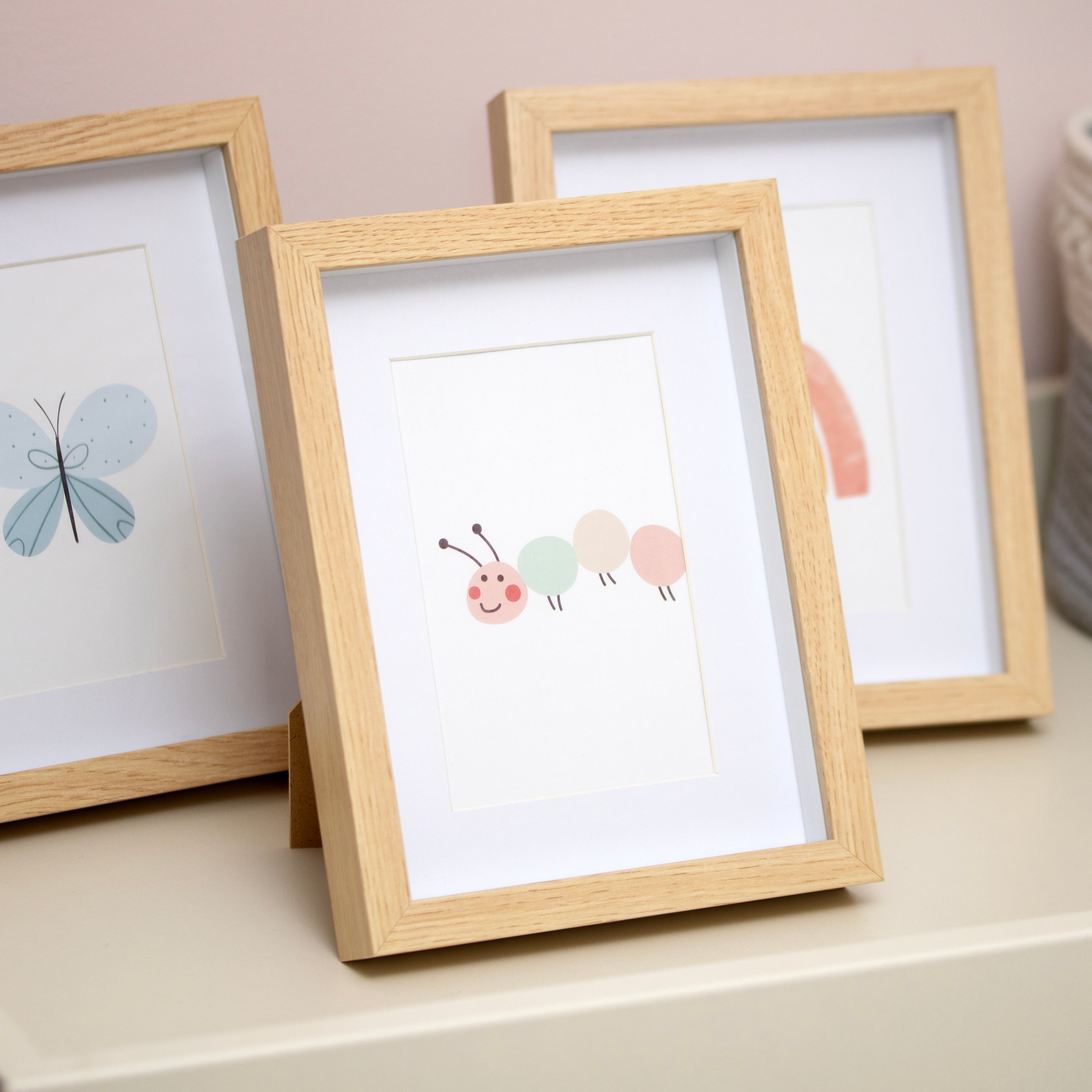 Caterpillar Print Nursery Photo Frame