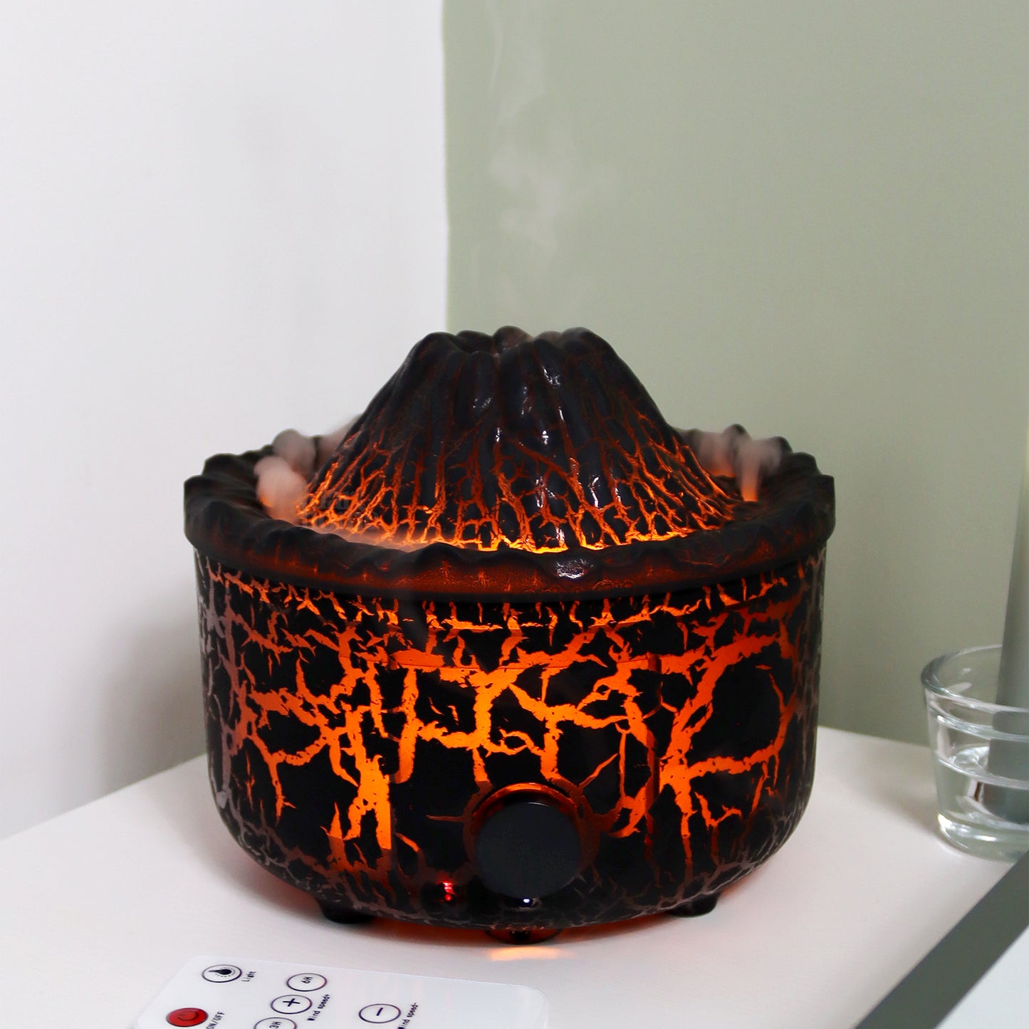 Black Crackle Volcano Diffuser