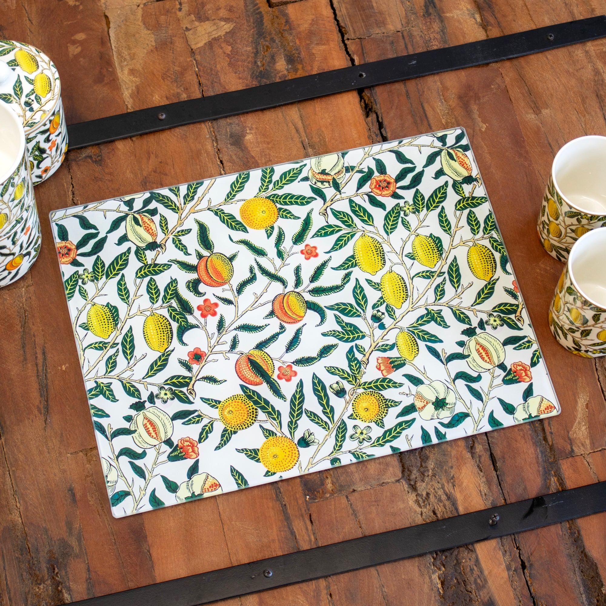 William Morris Fruits Glass Worktop Saver