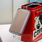 Set Of 2 Retro Cafe Tea Coffee Storage Tins