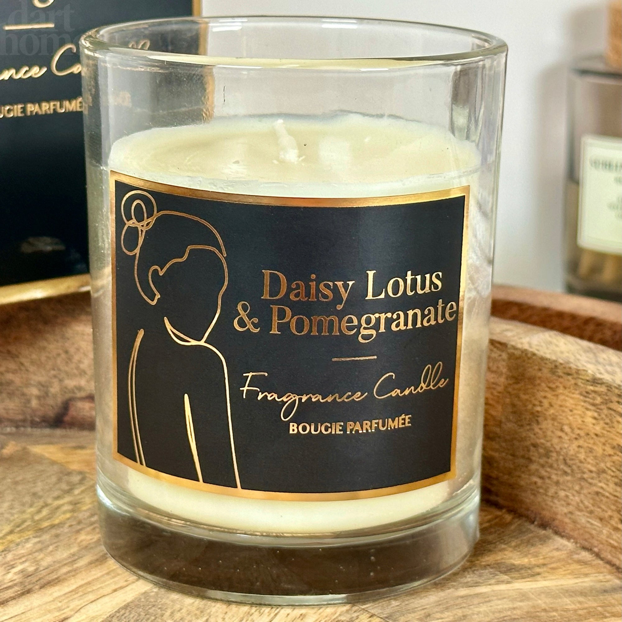Duftkerze „Black Silhouette Lady“ in Geschenkbox