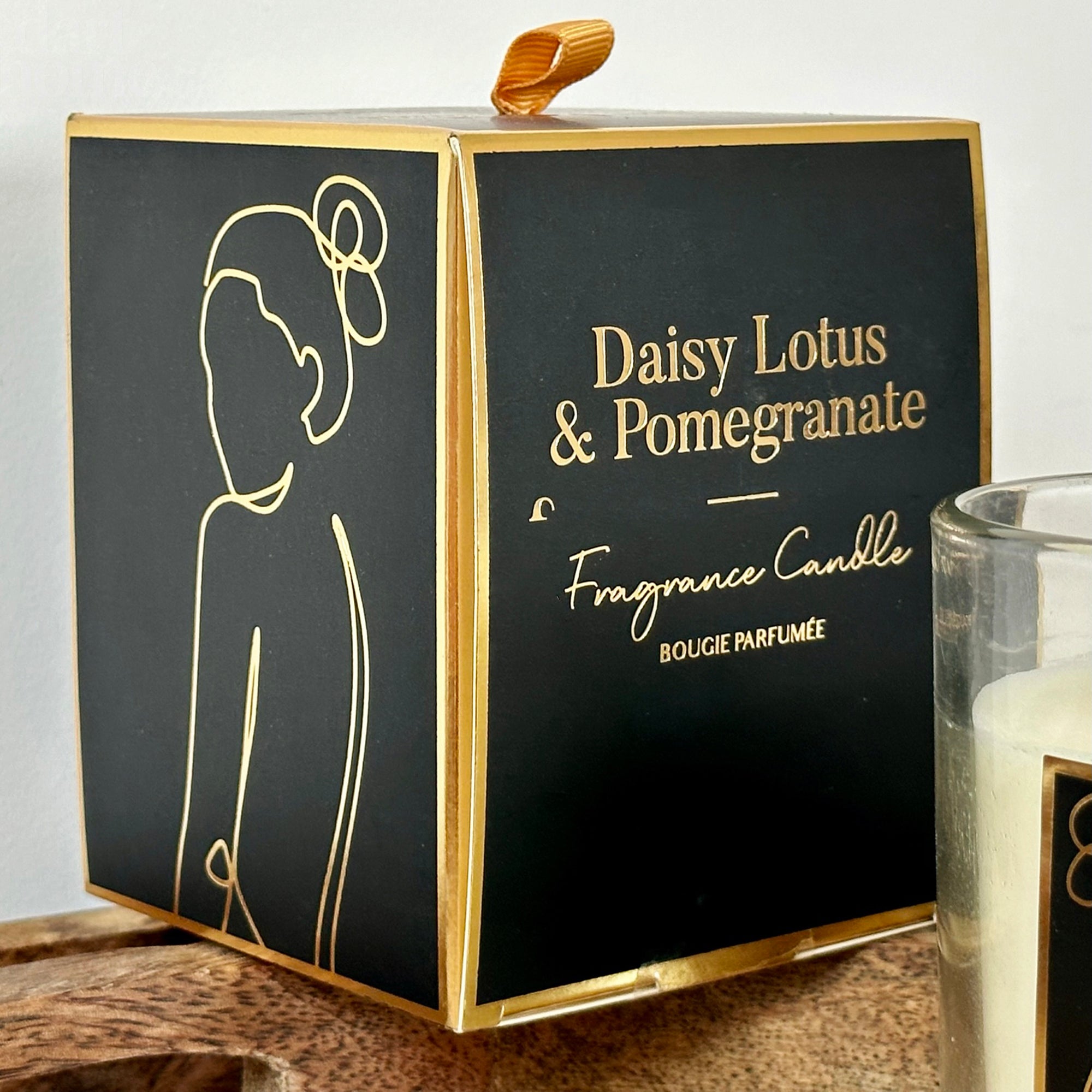 Duftkerze „Black Silhouette Lady“ in Geschenkbox