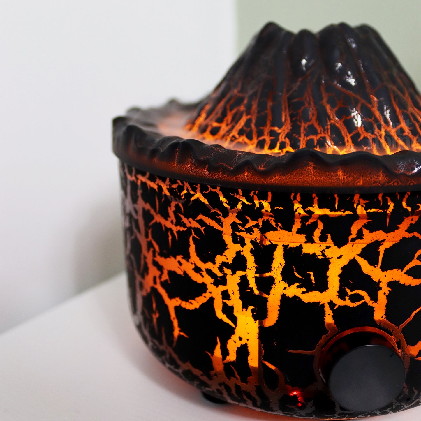 Black Crackle Volcano Diffuser