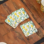 Set Of 4 William Morris Fruits Placemats & Coasters