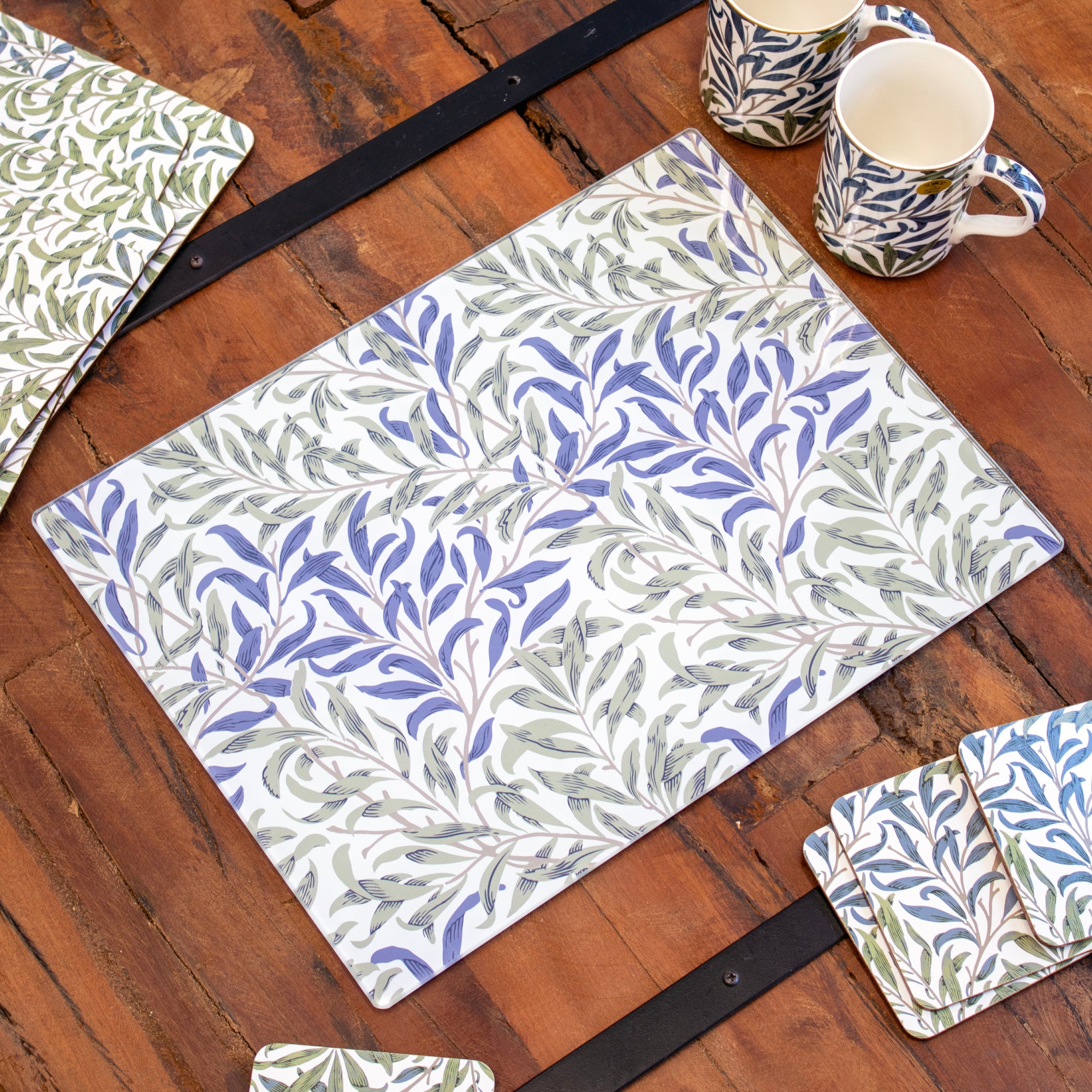 William Morris Willow Bough Glass Worktop Saver