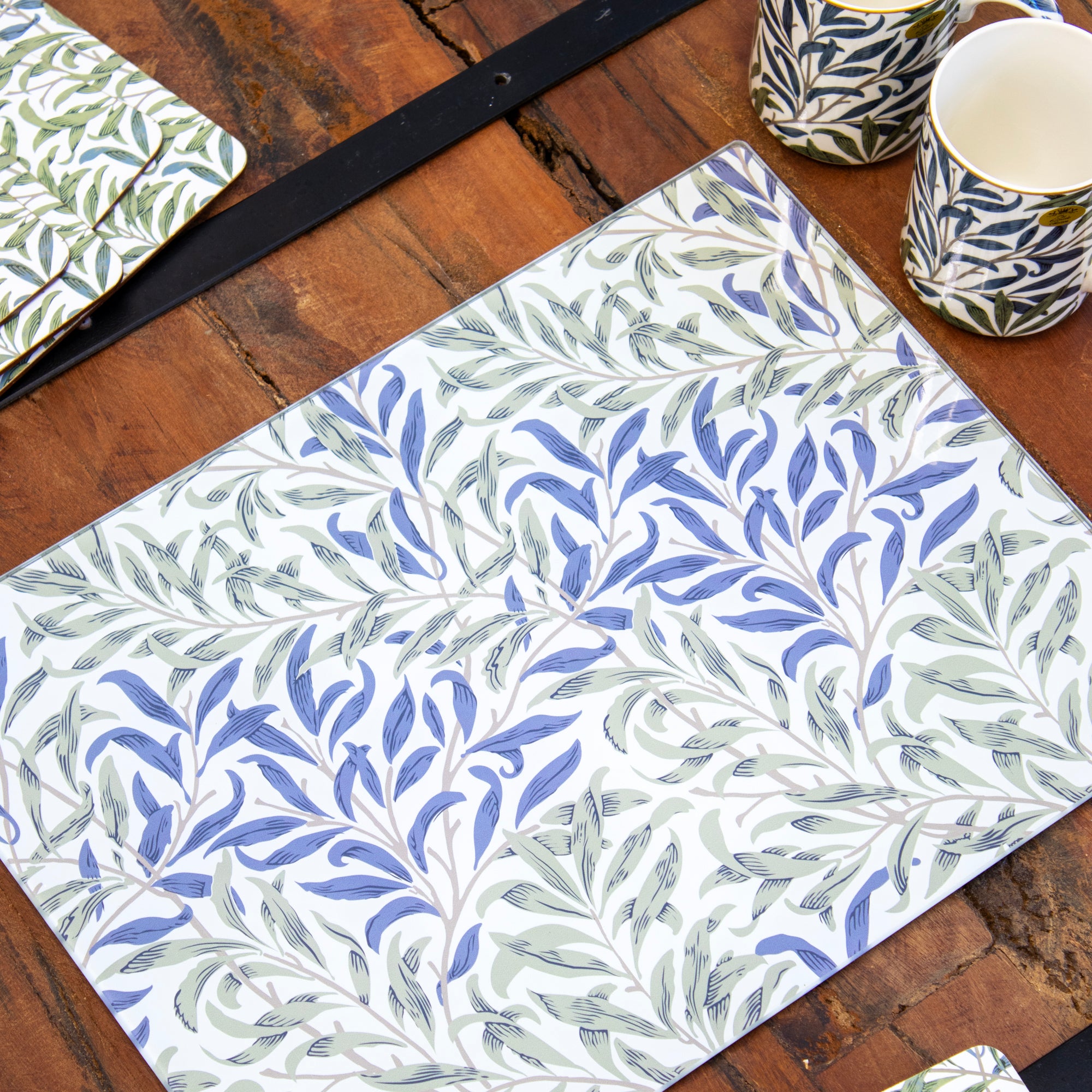 William Morris Willow Bough Glass Worktop Saver
