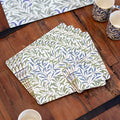 Set Of 4 William Morris Willow Bough Placemats & Coasters