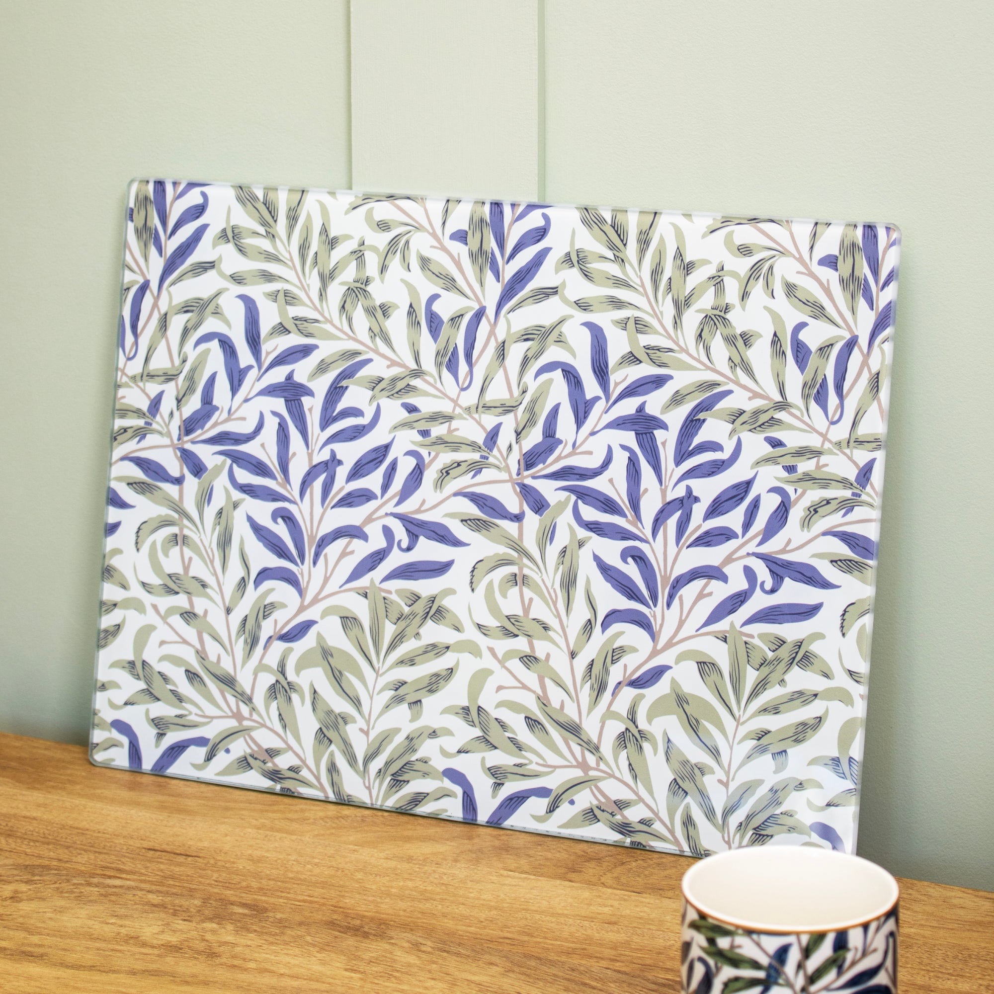 William Morris Willow Bough Glass Worktop Saver