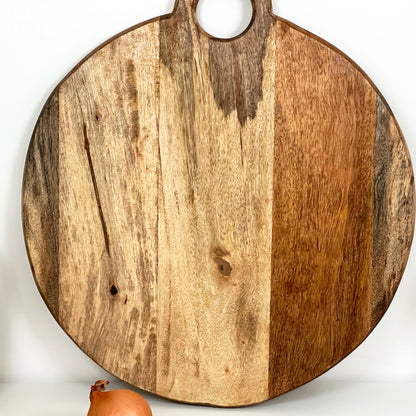 Mango Wood Ring Handle Chopping Boards