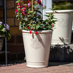 Tall Cream Royal Garden Planter