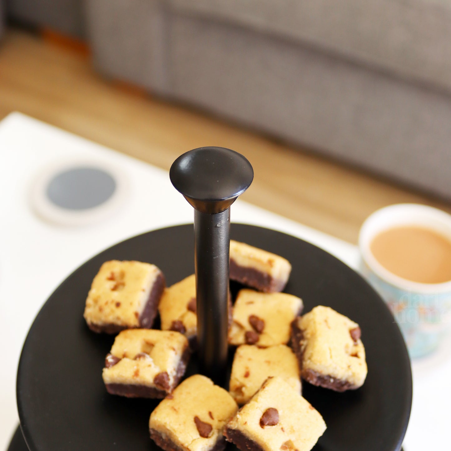 Matt Black 3 Tier Cake Stand