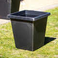 Black Tall Square Estate Planter