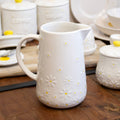 White Daisy Jug