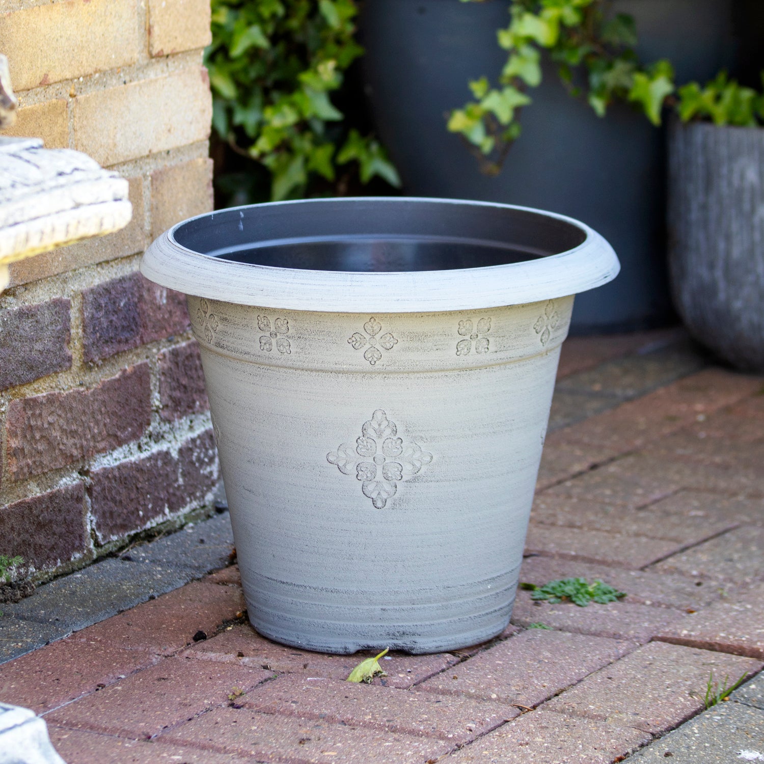 Vintage Baroque Medley Round Planter