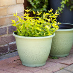 Patina Baroque Round Planter
