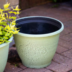 Patina Baroque Round Planter