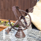 Cast Iron Armillary Sphere Sundial