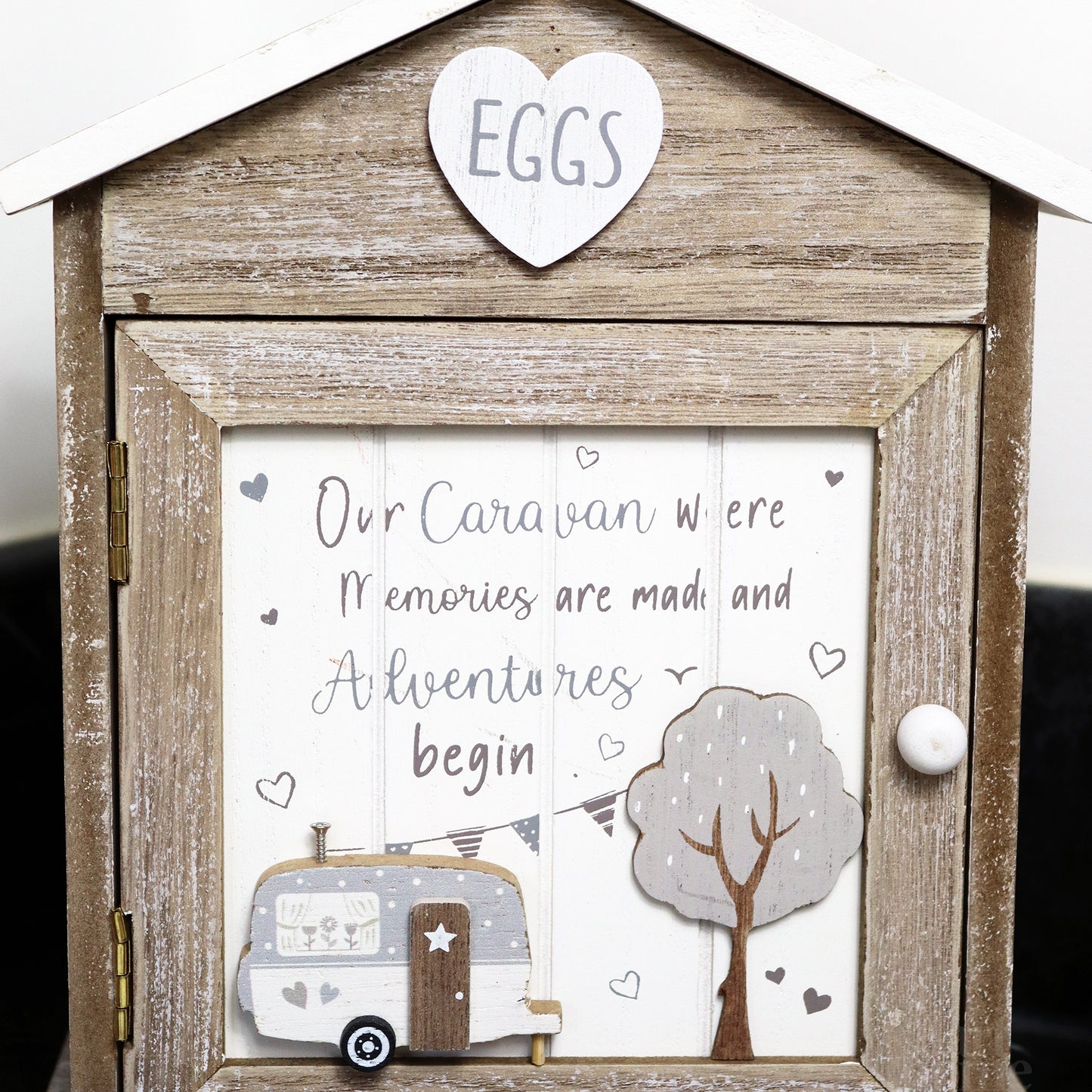 Country Blue Caravan 6 Egg Box