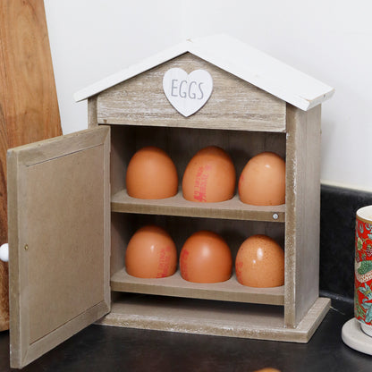 Country Blue Caravan 6 Egg Box