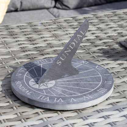 Round Slate Sundial
